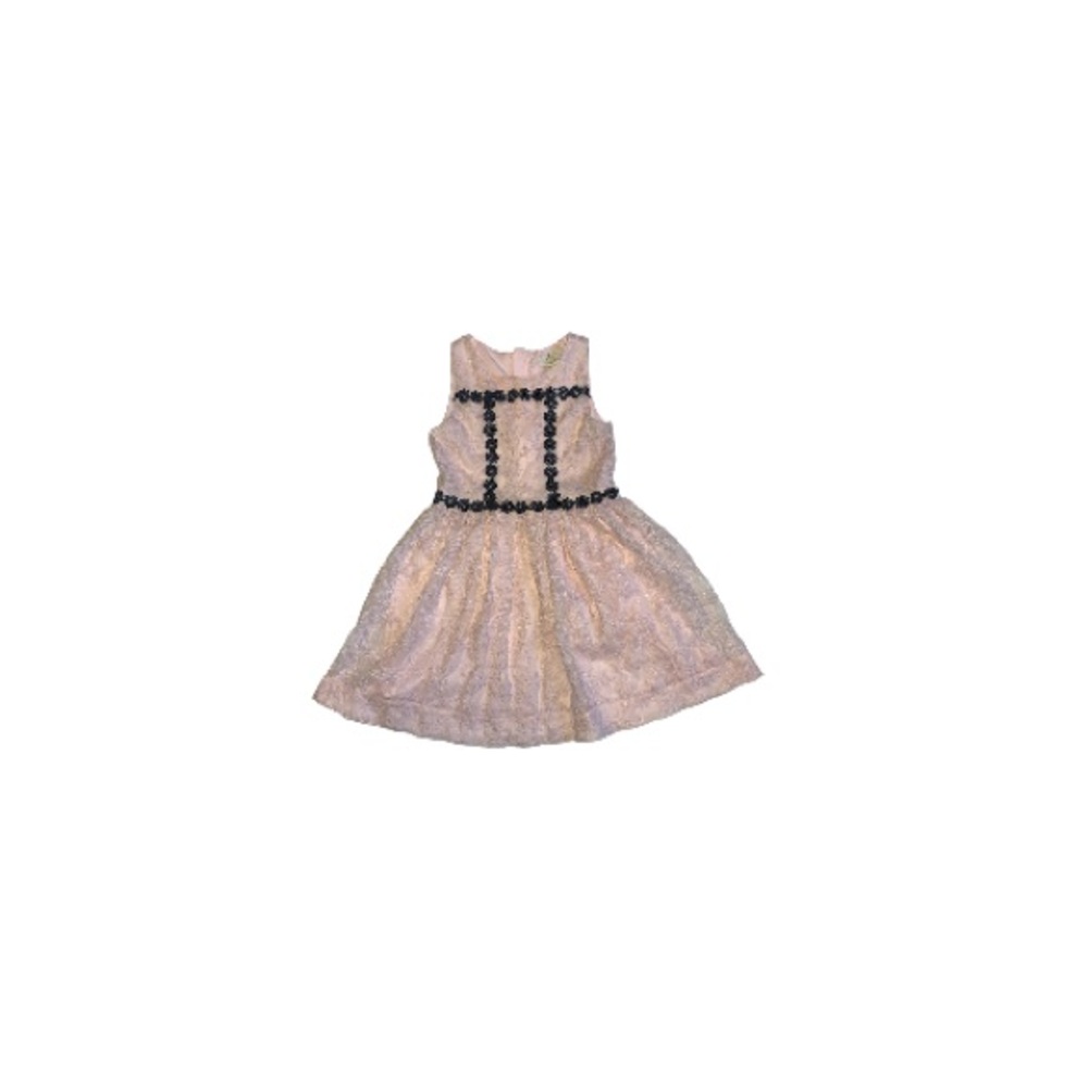 Kate Spade Pink and Black Lace Dress - Girl’s Size 10